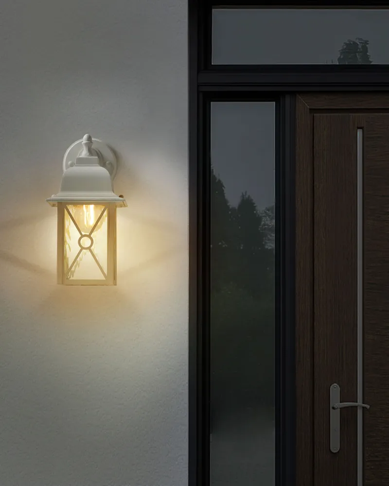 Outdoor Wall Light Blanc pur FINDON
