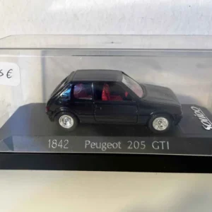 Peugeot 205 GTI noire (Solido référence 1842) avec joints neufs