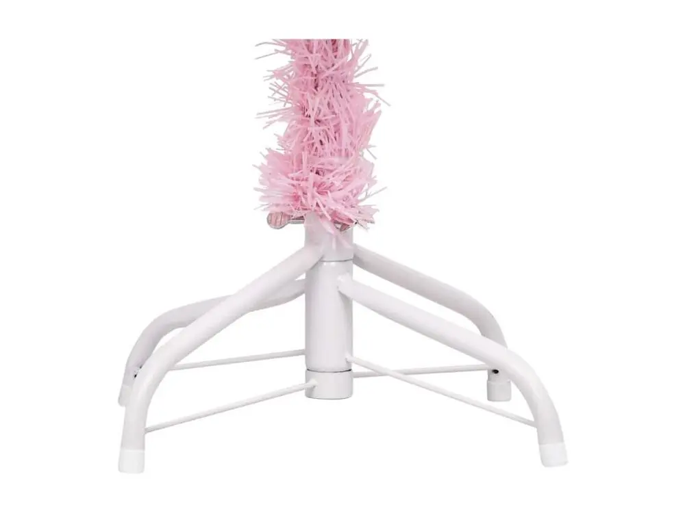 Plaquette de frein moto Arbre de Noël artificiel avec LED et boules Rose 180 cm VINYLE