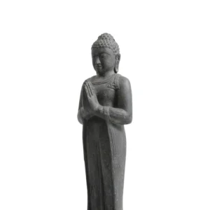Plaquette de frein moto Bouddha debout 80 cm salutation