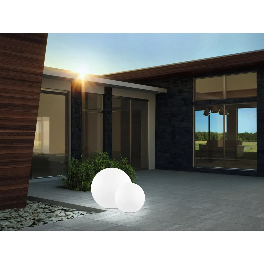 Plaquette de frein moto Objet lumineux extérieur plastique blanc MONTEROLO E27 1X40W