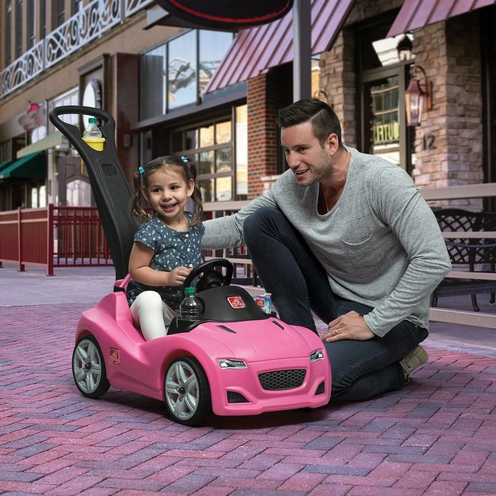 Plaquette de frein moto Step2 push whisper ride voiture enfant porteur auto en rose