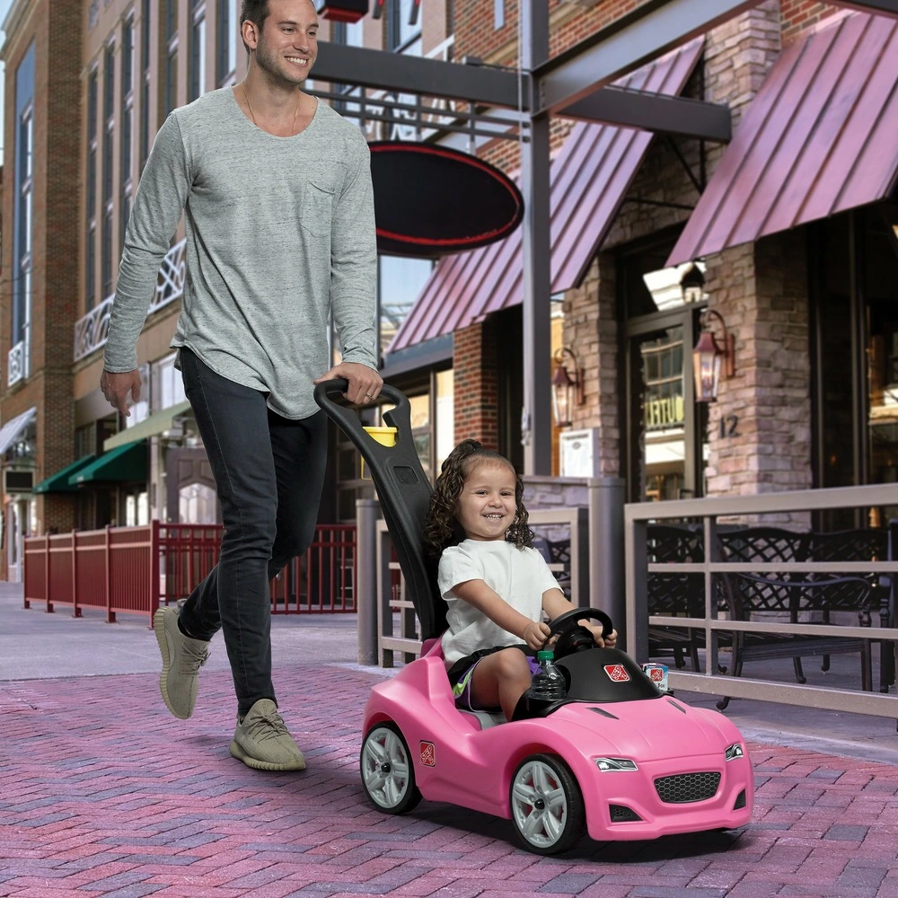 Plaquette de frein moto Step2 push whisper ride voiture enfant porteur auto en rose
