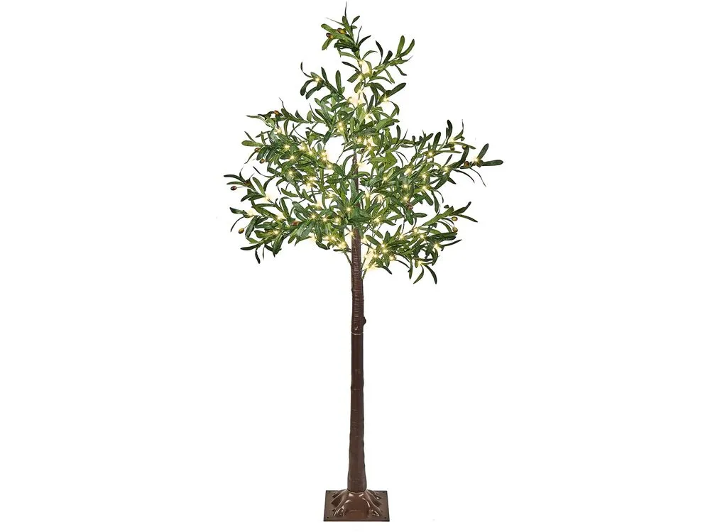 Pneu tout-terrain quad Arbre décoratif extérieur LED 180 cm vert CELIONI