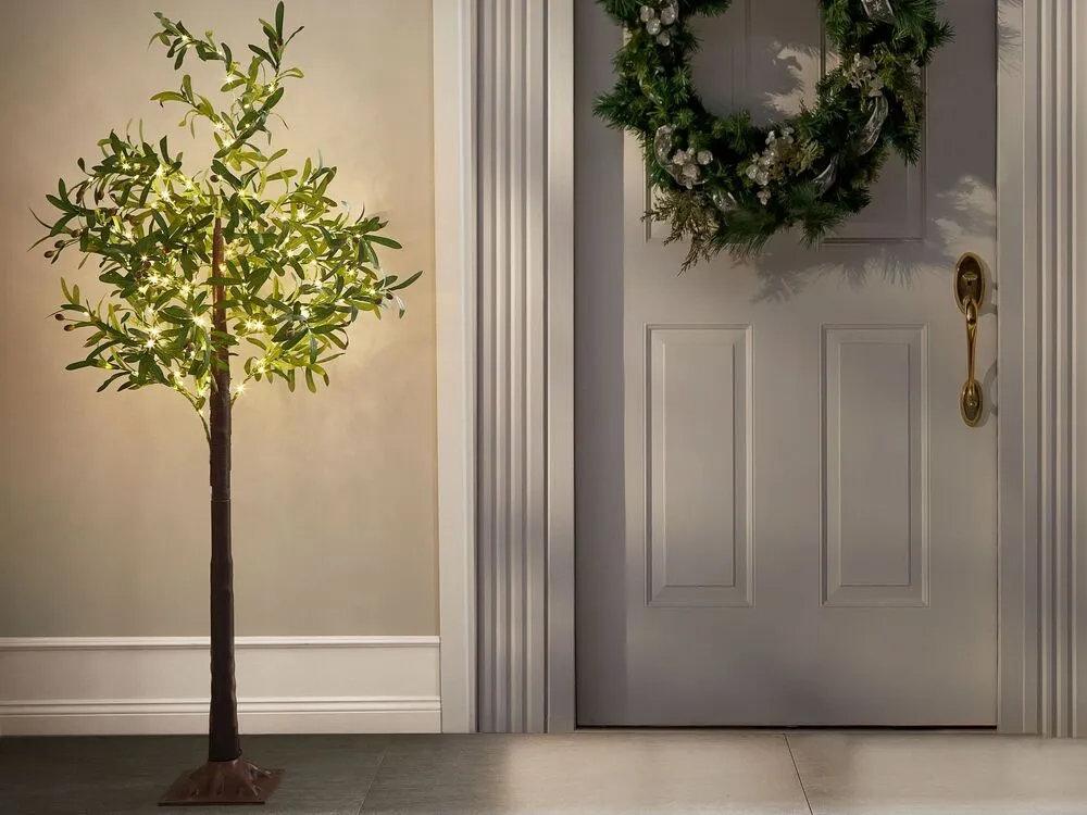 Pneu tout-terrain quad Arbre décoratif extérieur LED 180 cm vert CELIONI