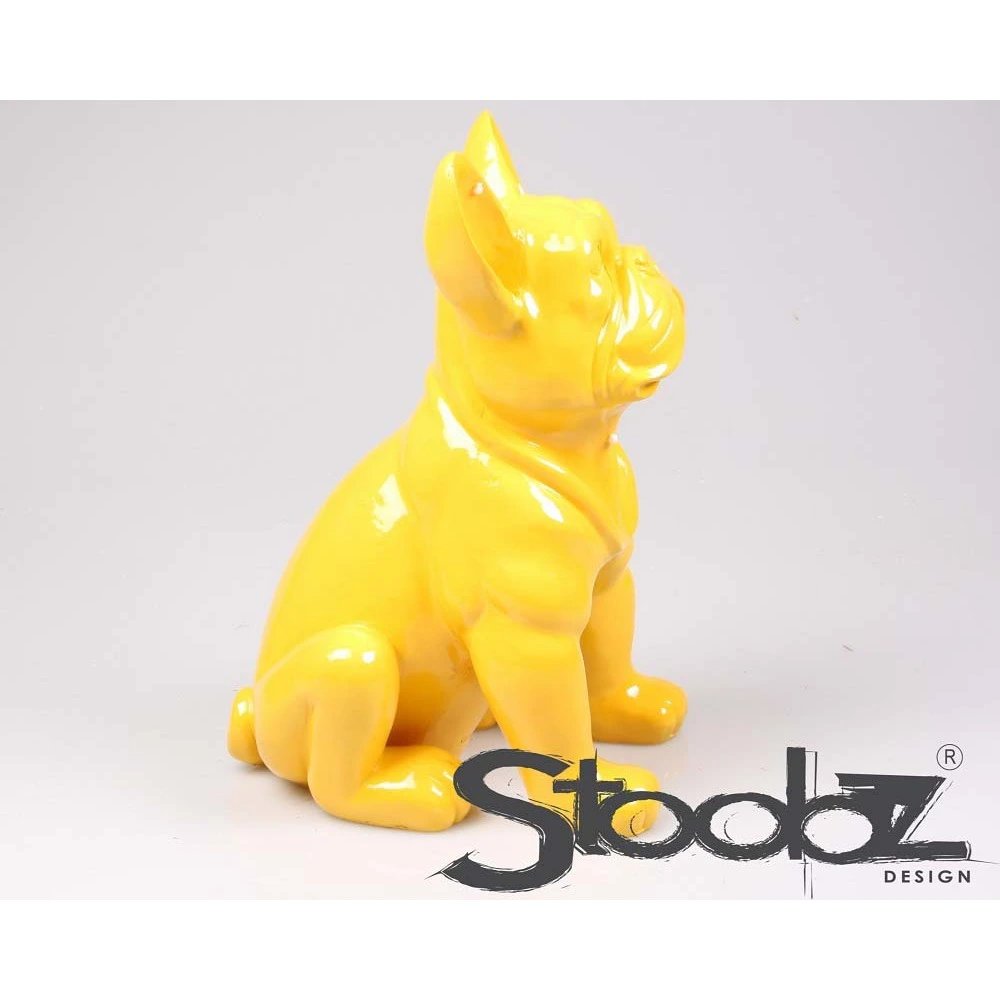 Pneu tout-terrain quad Chien bouledogue français coloré 37 x 25 x 22 cm