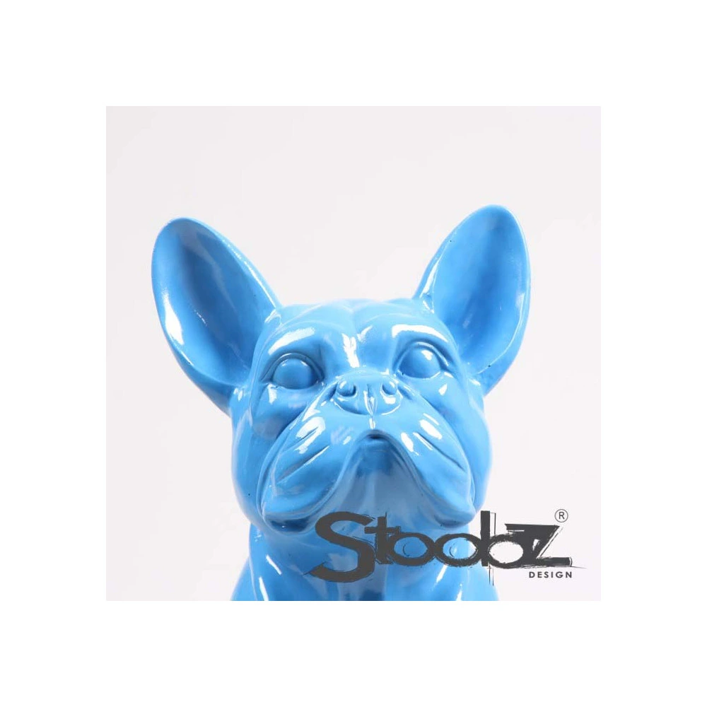 Pneu tout-terrain quad Chien bouledogue français coloré 37 x 25 x 22 cm