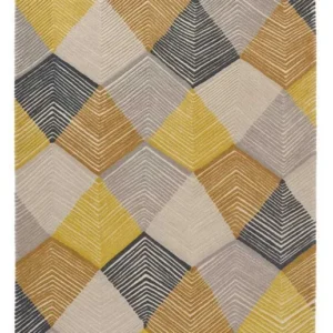 Pneu tout-terrain quad Multicolour Hand Tufted Woollen Rug