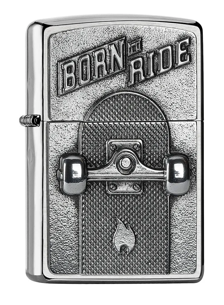 Racing Emblème Born to Ride (Né pour rouler)