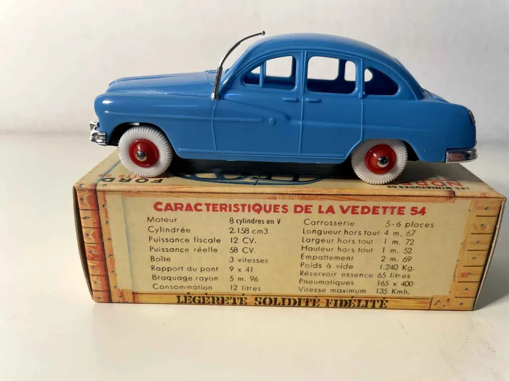 Racing Ford Vedette 54 bleue - NOREV (voiture en plastique)