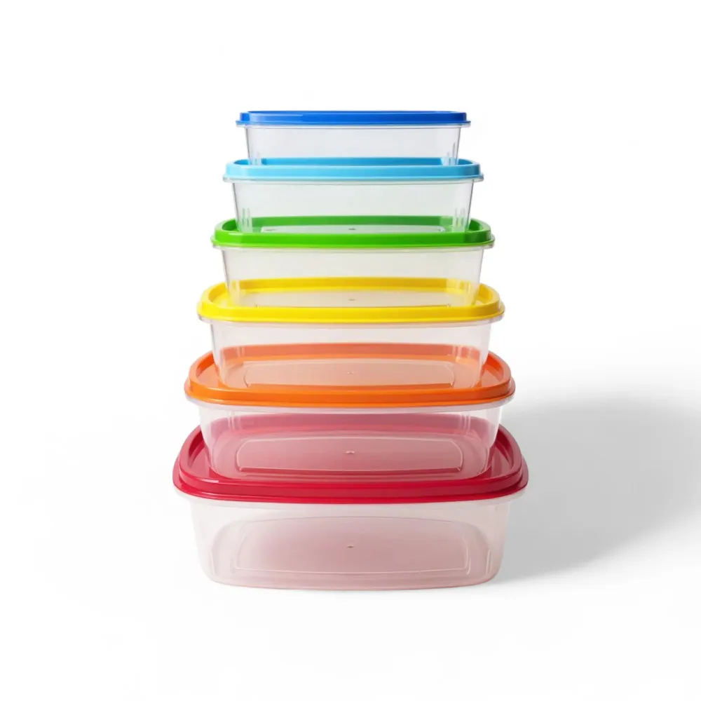 Racing CH 6 Piece Prismatique Rectangular Container Set Clear