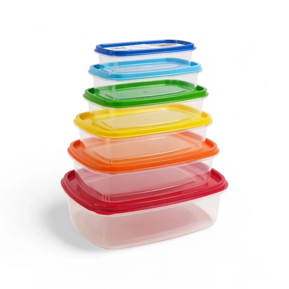 Racing CH 6 Piece Prismatique Rectangular Container Set Clear