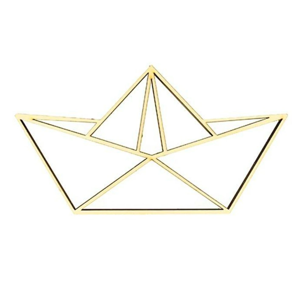 Racing Silhouette en bois mdf - bateau en origami