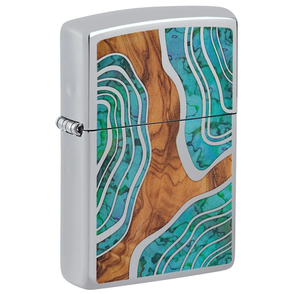 Racing Wood and Shell Look Design