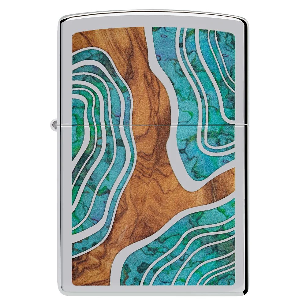 Racing Wood and Shell Look Design