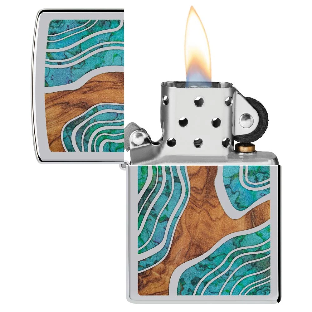 Racing Wood and Shell Look Design