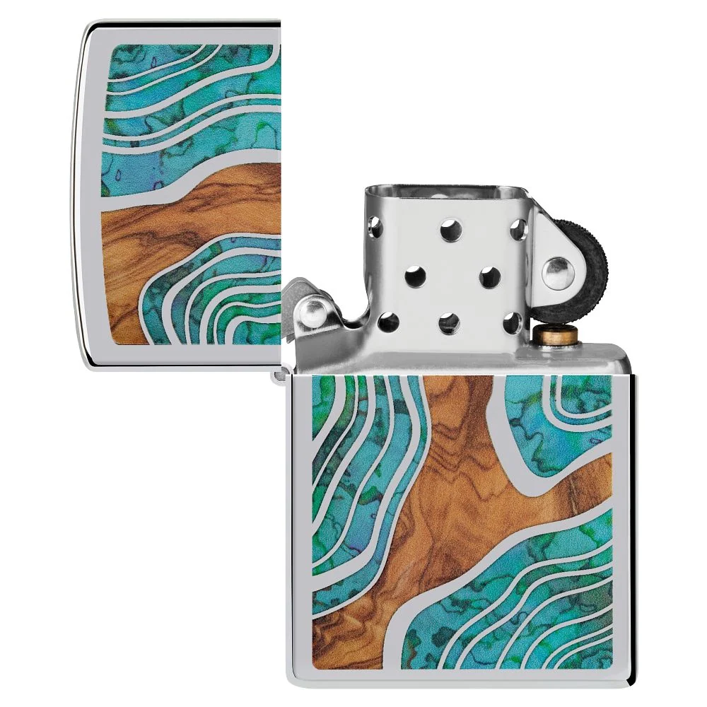 Racing Wood and Shell Look Design