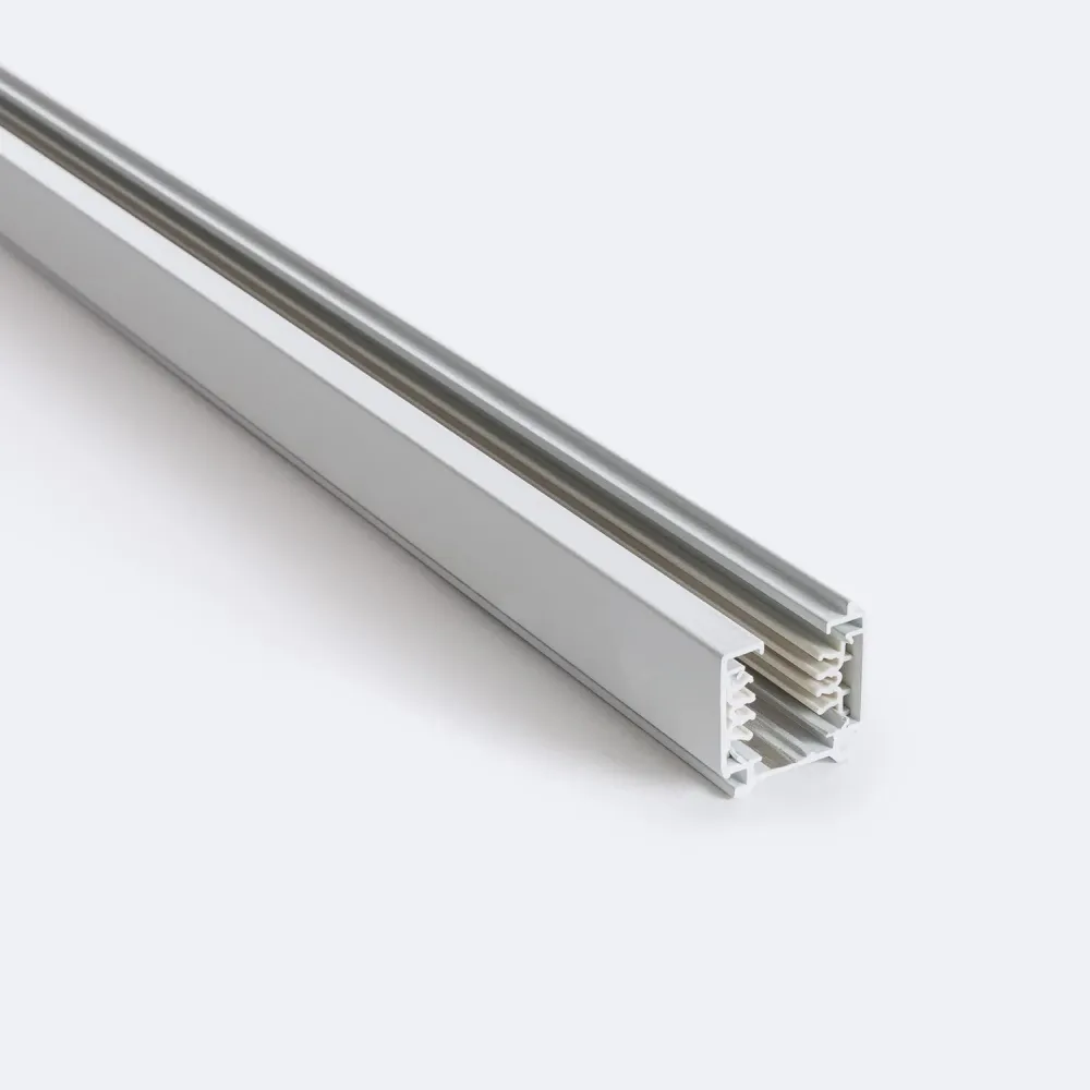 Rail DALI triphasé pour projecteurs LED de 1 mètre avec joints neufs