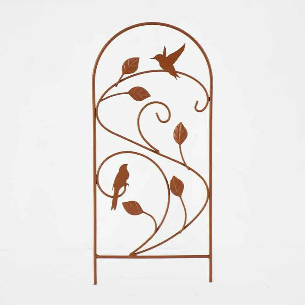 Réduit treillage déco oiseaux 15x1x38cm