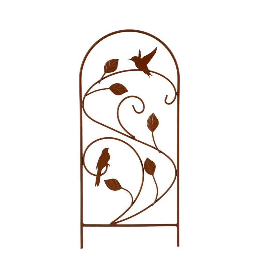 Réduit treillage déco oiseaux 15x1x38cm