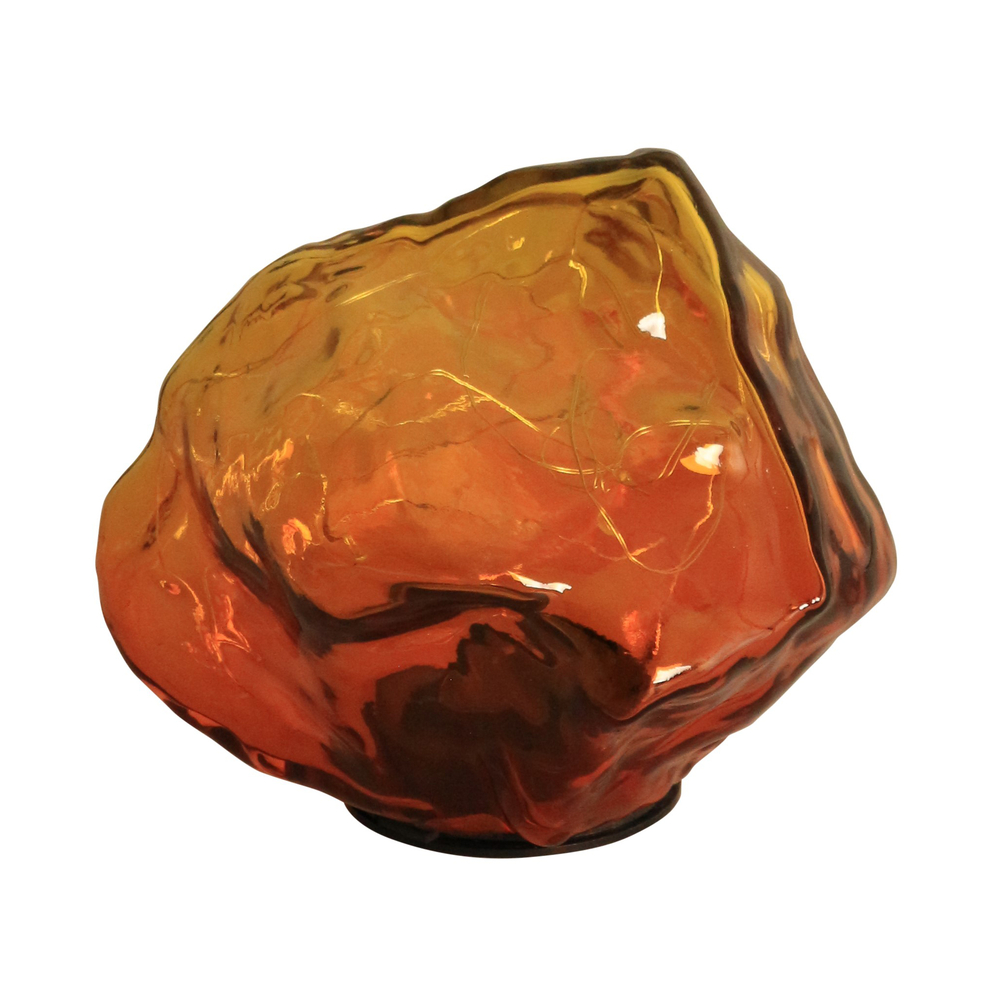 Rocher solaire en verre Pierre - 4 couleurs différentes avec notice de montage