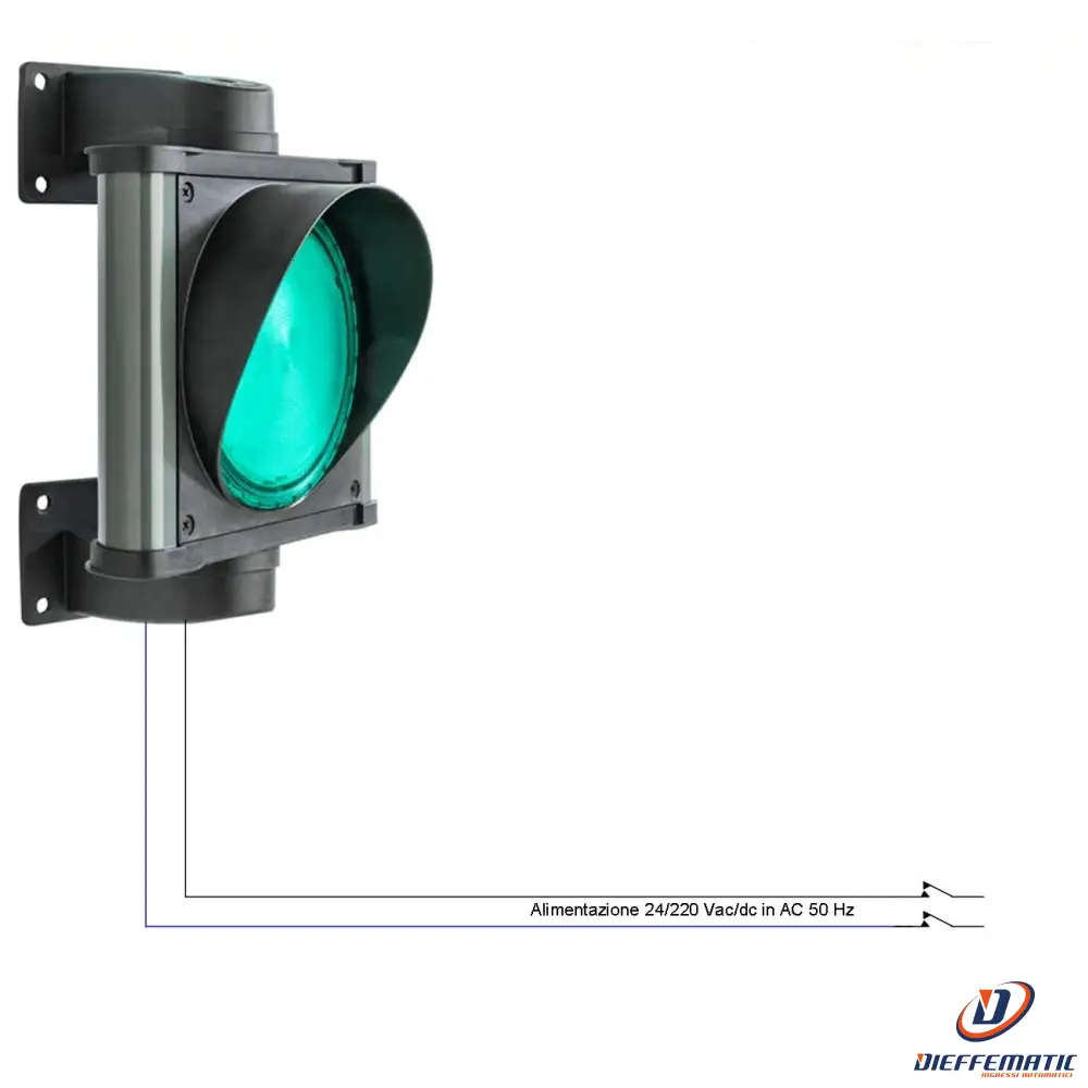 Semaforo Luce Verde 24 Led Ø Vetro 141 Mm 24/220V Ip66 Securvera Sv-Lvslauelre par Akrapovič