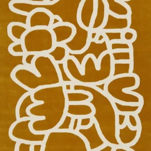 Squiggle Hand Tufted New Zealand Laine Rug