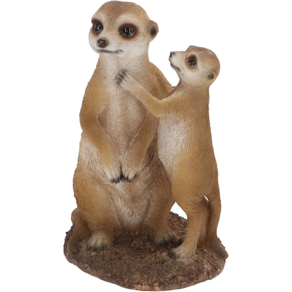 Suricates en résine 23 cm - 520