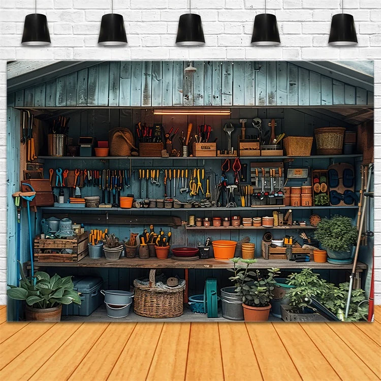Toile de fond Fête des Pères Établi en Bois Outils GQ2-230 avec Garantie Constructeur