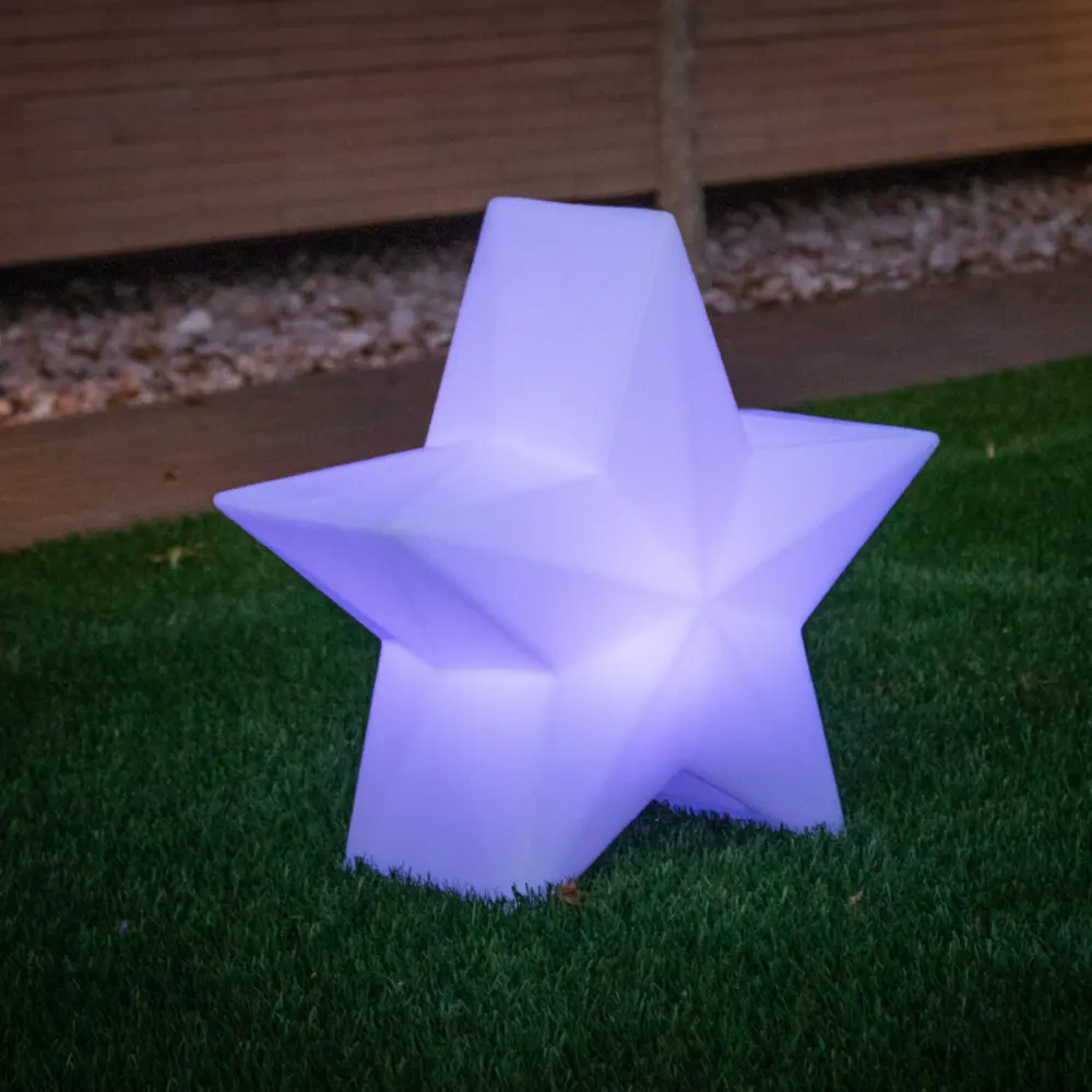Étoile lumineuse d'extérieur Nova 60 60cm Outdoor lumière froide avec rivets de maillon