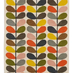 Traditionnel Leaves Indian Hand Tufted Rug - 520