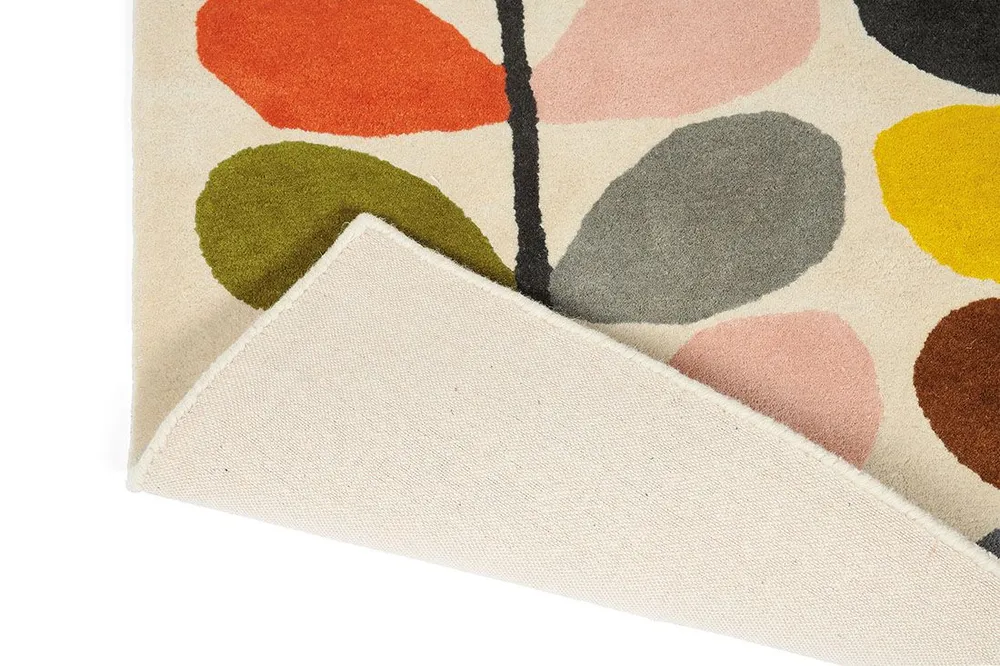 Traditionnel Leaves Indian Hand Tufted Rug - 520