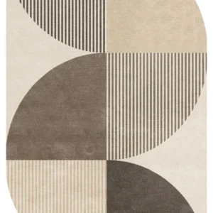 Urban Inedit Zealand Wool Irregular Shaped Rug pour usage intensif
