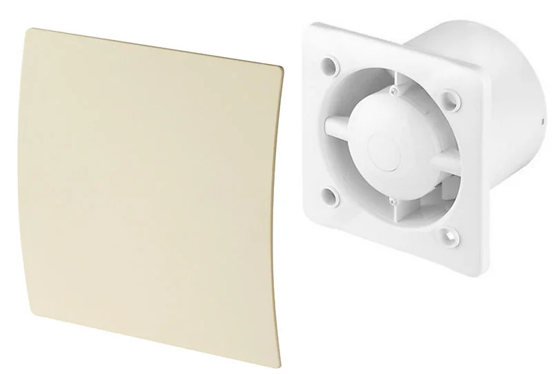 Ventilateur Ecru ABS Régulier Extracteur D'air 100mm Awenta