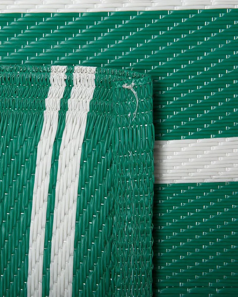Vloerkleed polypropyleen groen 90 x 180 cm HALDIA