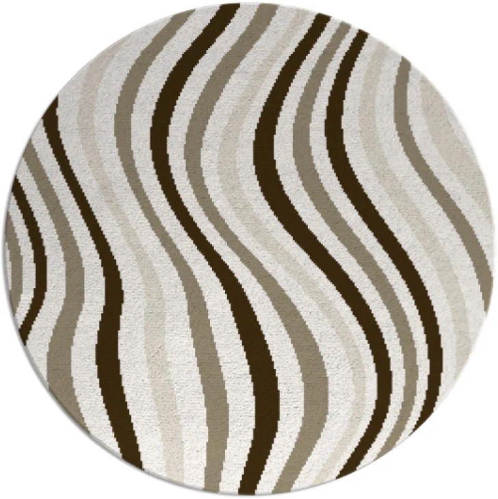 Whirley Hand Tufted Round Laine Rug