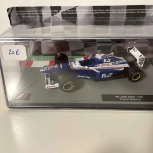 Williams FW19 bleue et blanche numéro 3 de 1997 - Formule 1