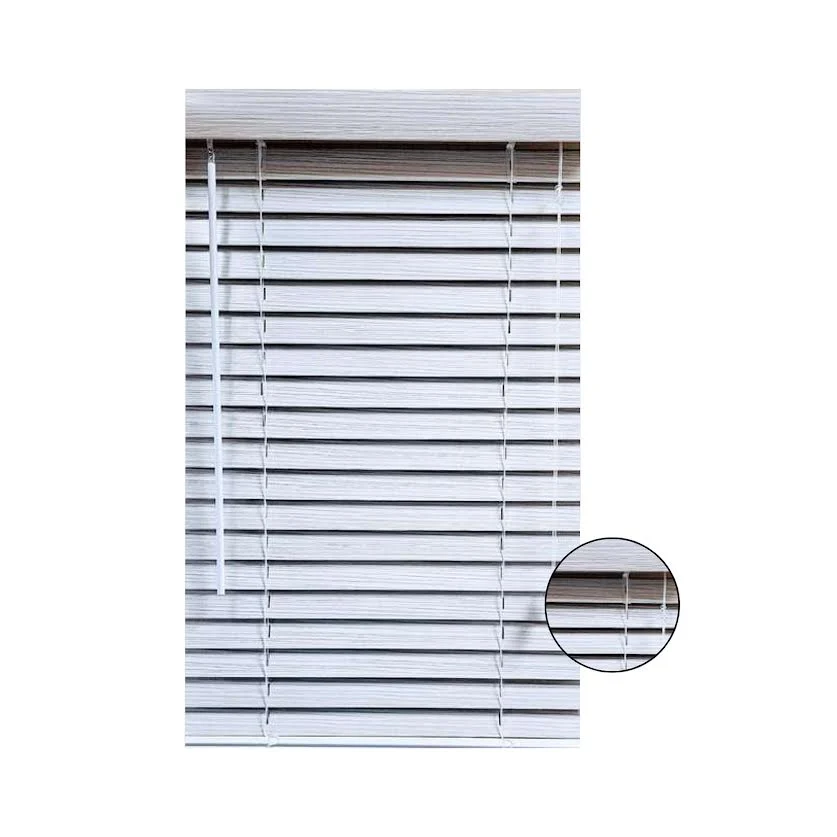 Xclusive Blinds 50mm 60 x 90cm Fauxwood VINYLE Blinds White