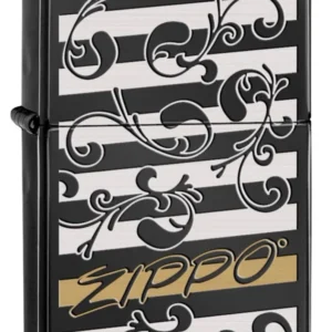 Zippo Filigree High Polish Noir jais par Akrapovič