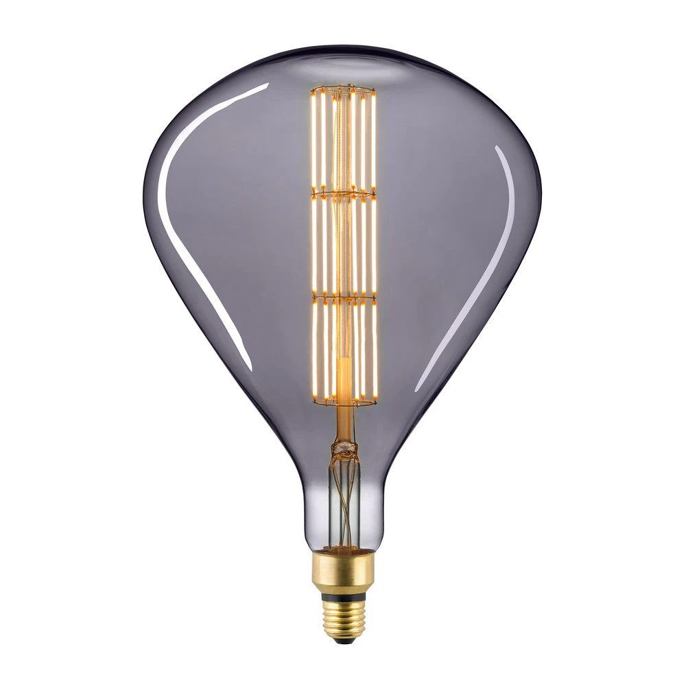 Ampoule LED Colossal Tear E27 8W Filament 922 dim titane