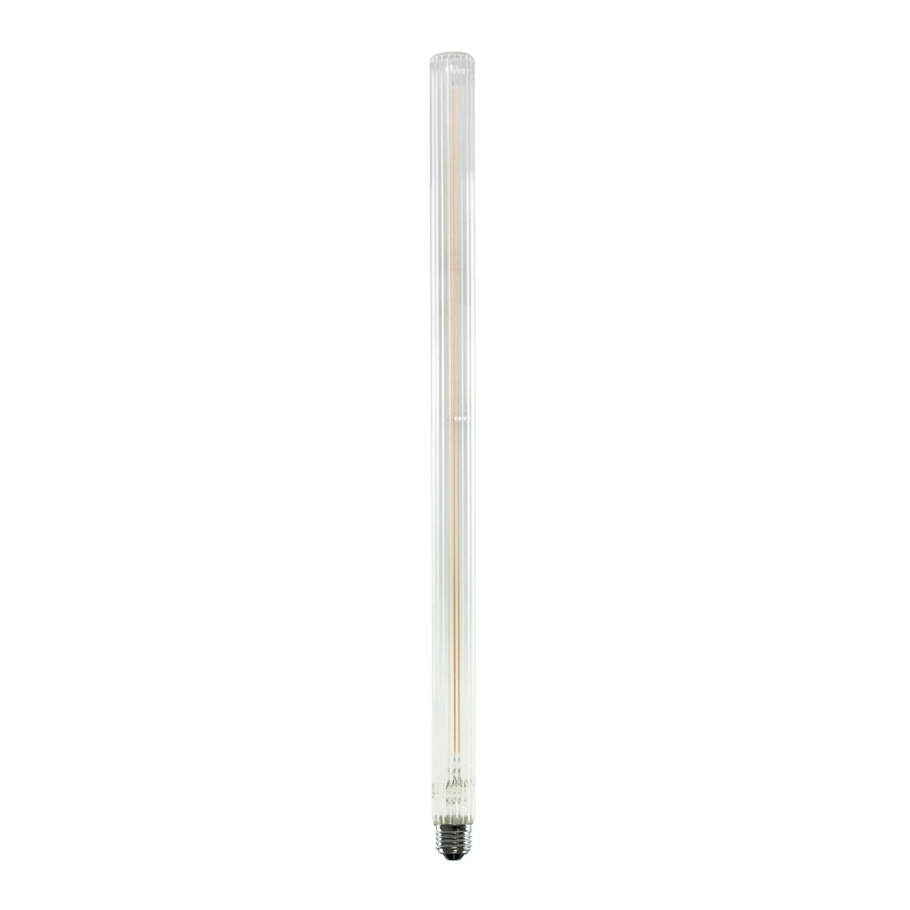 Ampoule LED E27 T55 6,2W 2 700K évidente rainure pâle