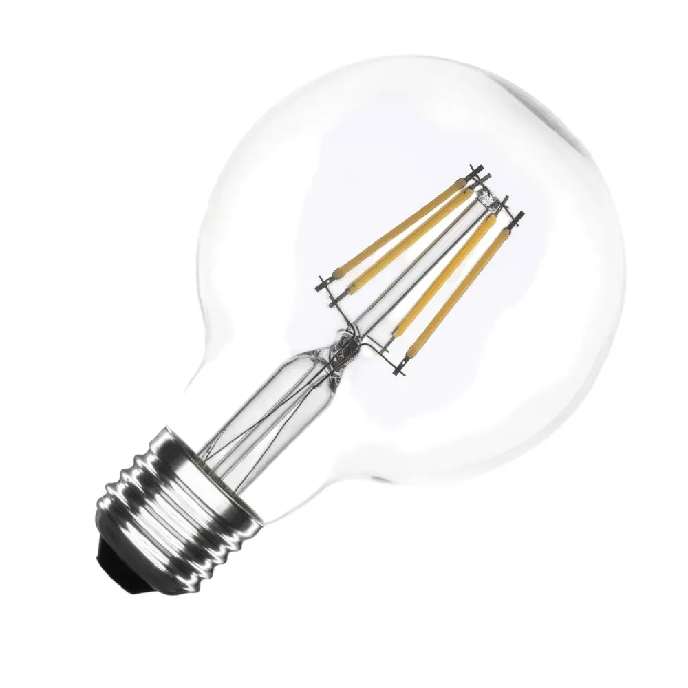 Ampoule LED E27 8 watts filament 960 lumens G80 classe