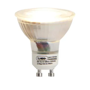 Ampoule LED GU10 dimmable à 3 niveaux 5w 380 lm 2000-2700K