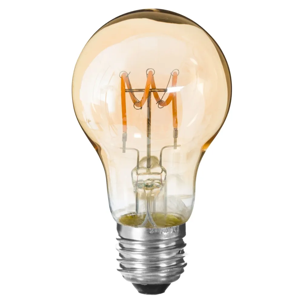 AMPOULE LED TORSADE AMBRÉE HABITUEL 2W E27