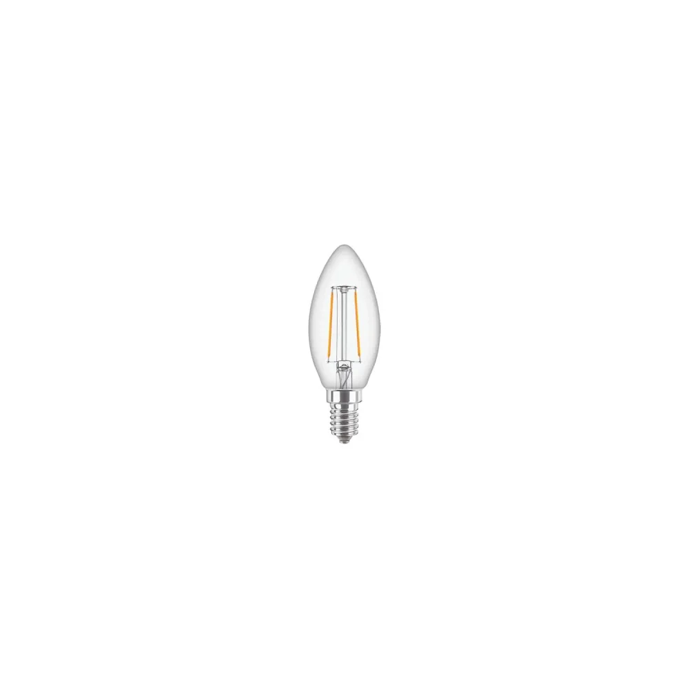 Ampoule PHILIPS LED E14 B35 Filament CandleND 2W 250 lumens