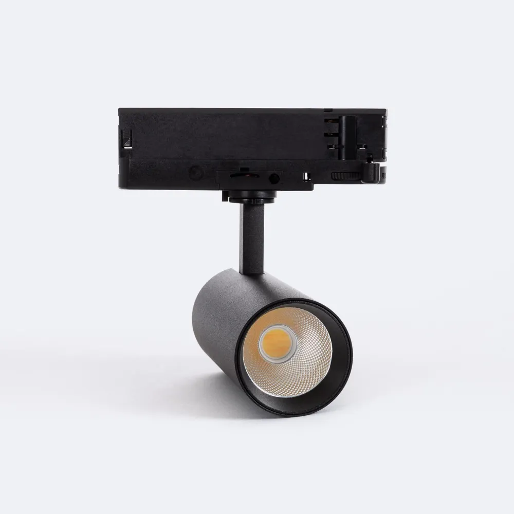 Échappement poids lourd Carlo Noir, spot LED 20W pour rail triphasé.