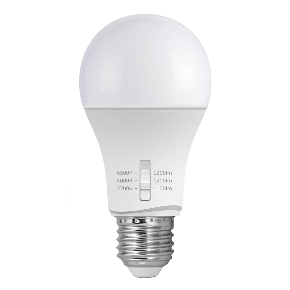E27 11 W ampoule LED A60 CCT 2 700/4 000/6 500 K