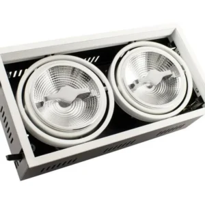 Ledkia Spot LED Downlight CREE-COB Orientable AR111 30W Dimmable Coupe 315x155mm No Flicker