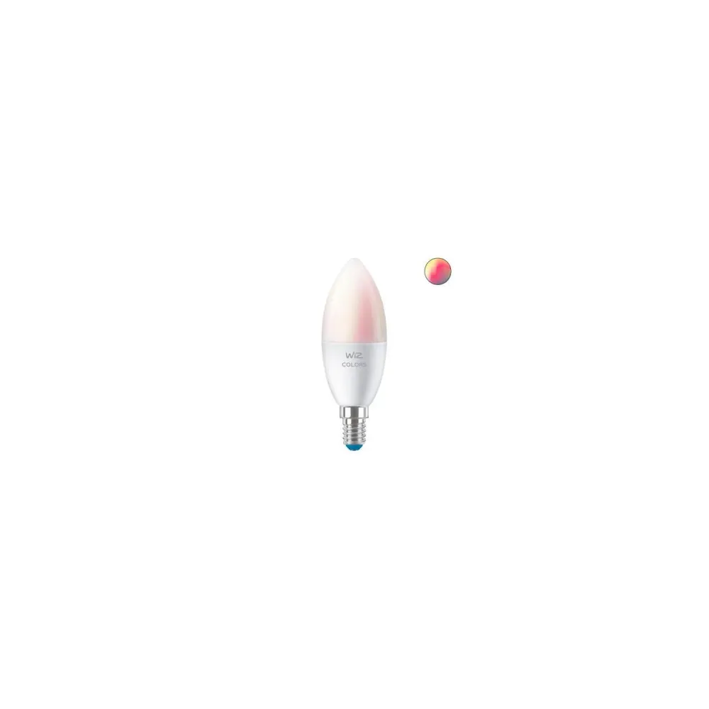 Lot de 2 ampoules LED connectées Wi-fi Bluetooth E14 470 lumens RGB CCT WIZ 4.9W