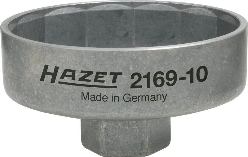 Clé pour filtre à huile Hazet carré creux 10 mm (3/8 pouce) profil externe 14 pans 82 mm 2169-10 se procurer à bas prix